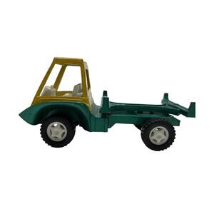 Vintage 1969 Hubley Log Truck Gabriel Industries Inc 1911 Pressed Steel Green 7"